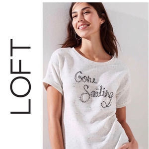 LOFT Gone Sailing Short Sleeve- Small
